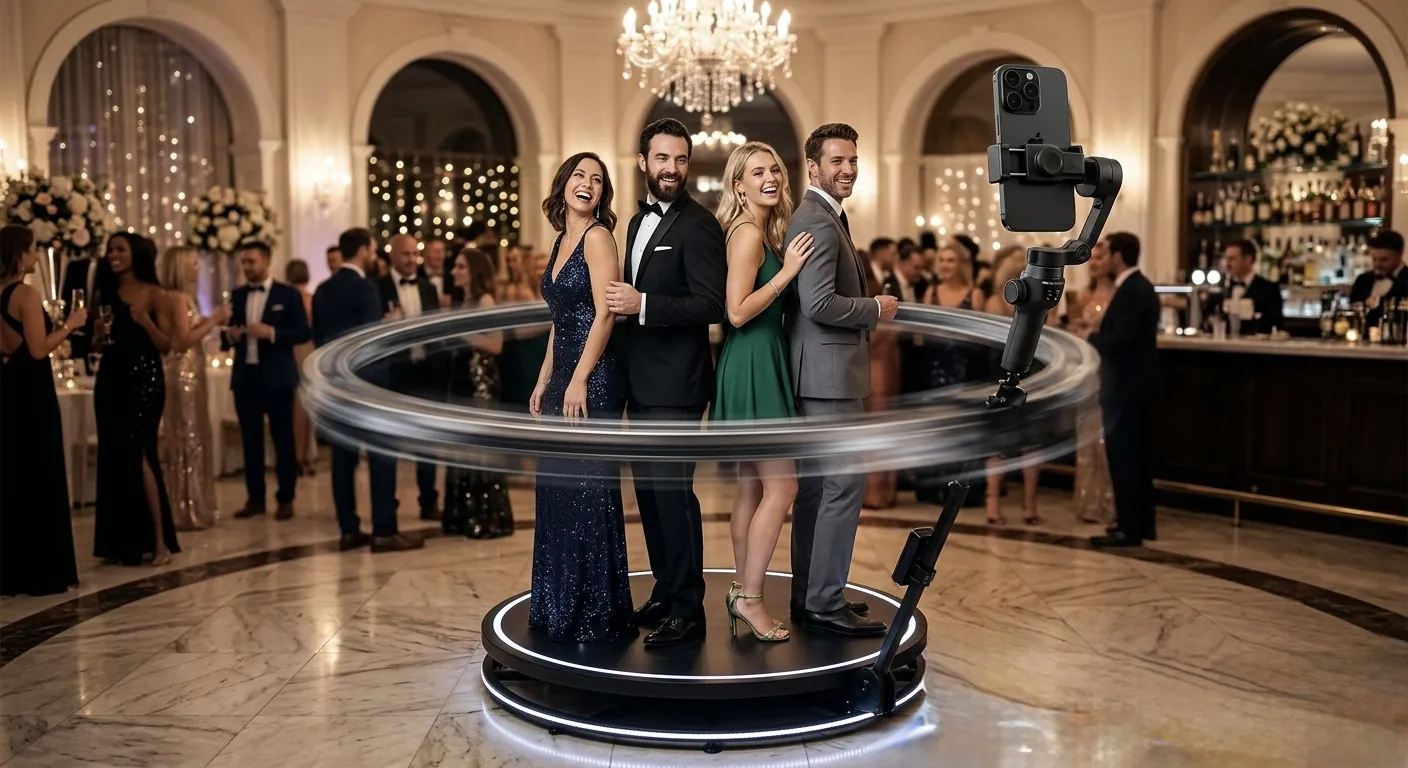 Location Vidéo Booth 360 Prestige Nogent-sur-Oise ClicSmile